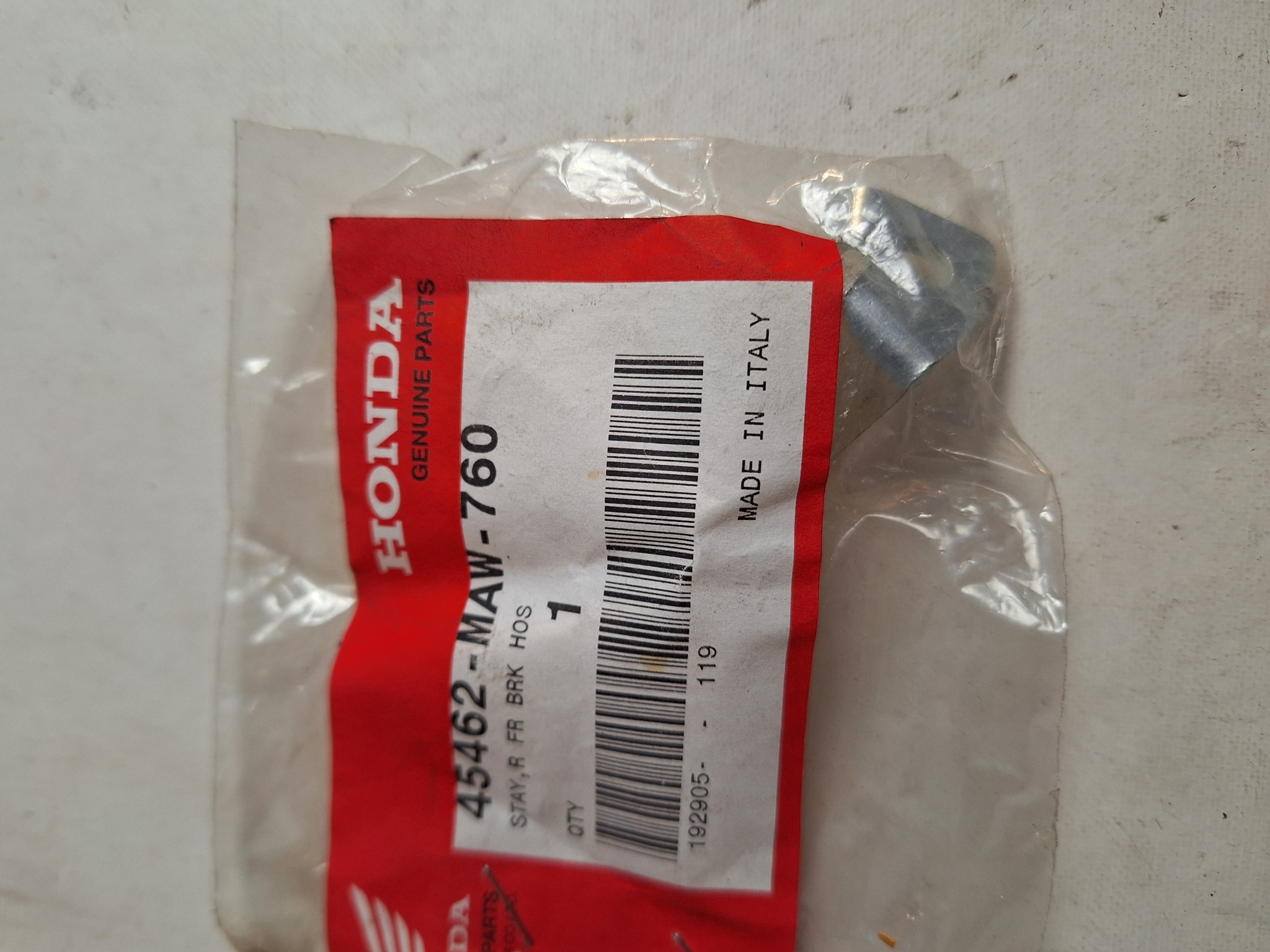 Bild von STAY,R FR BRK HOS  45462-MAW-760  XL 600 VT